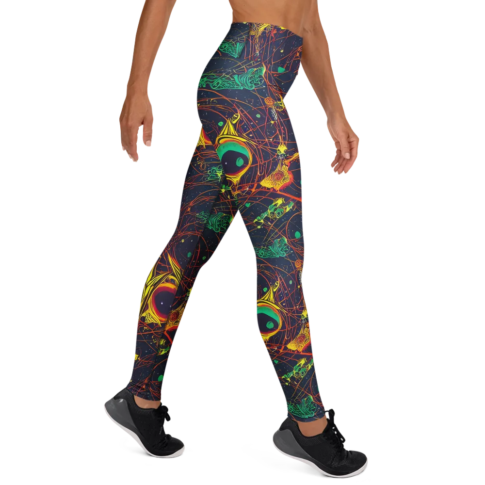 Sonic Universe on Yoga Leggings — Right