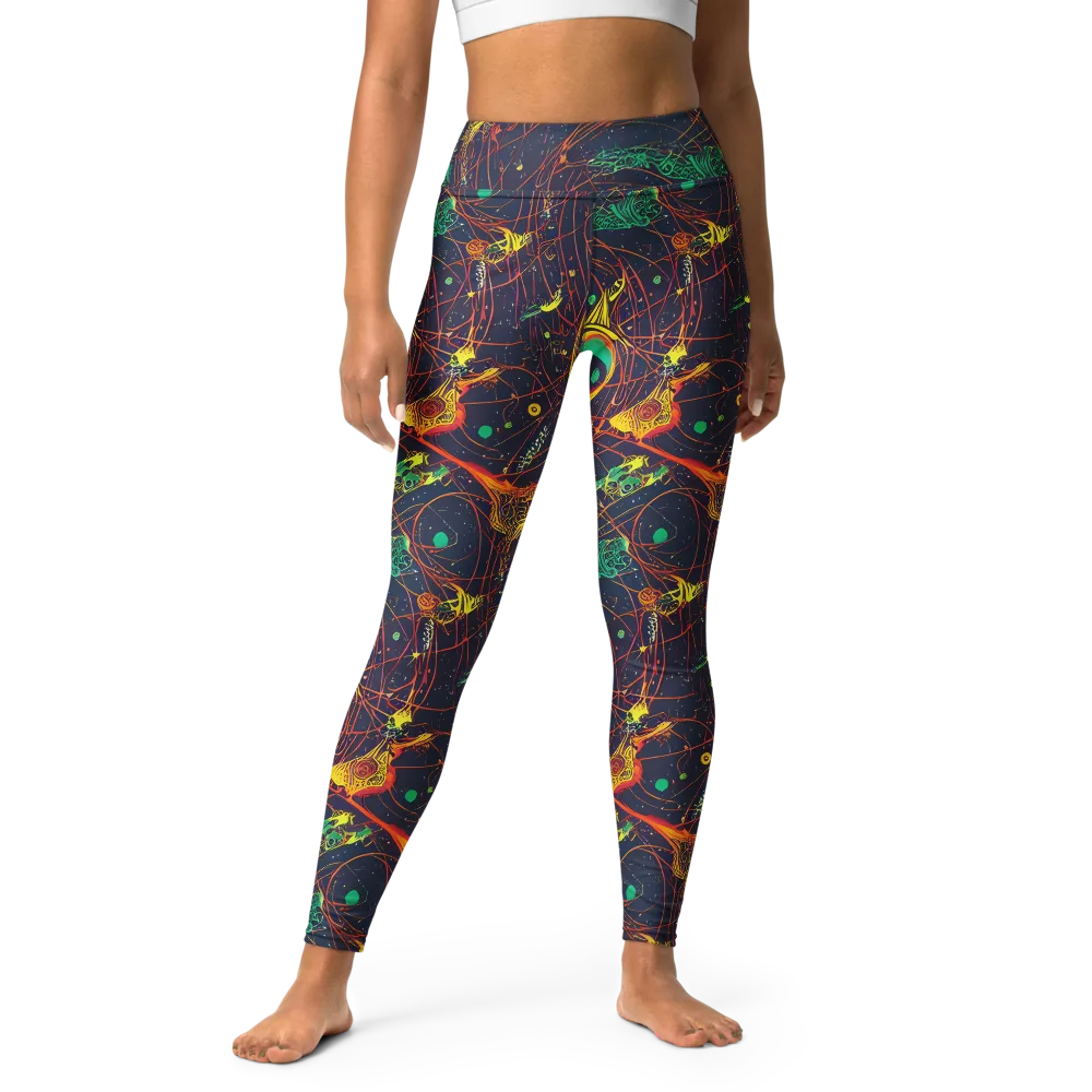 Sonic Universe on Yoga Leggings — Front