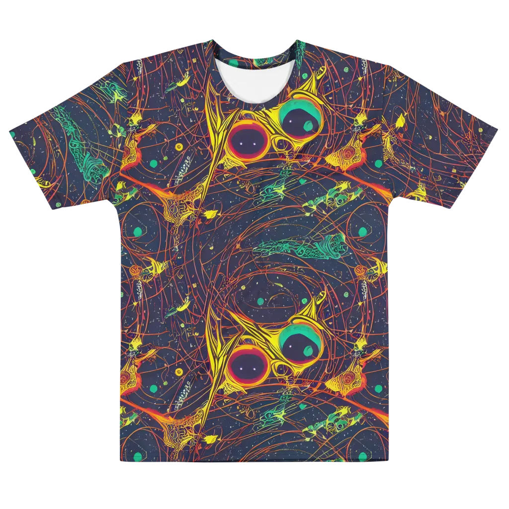 Sonic Universe on Men's Cotton Crew Neck T-Shirt — Front