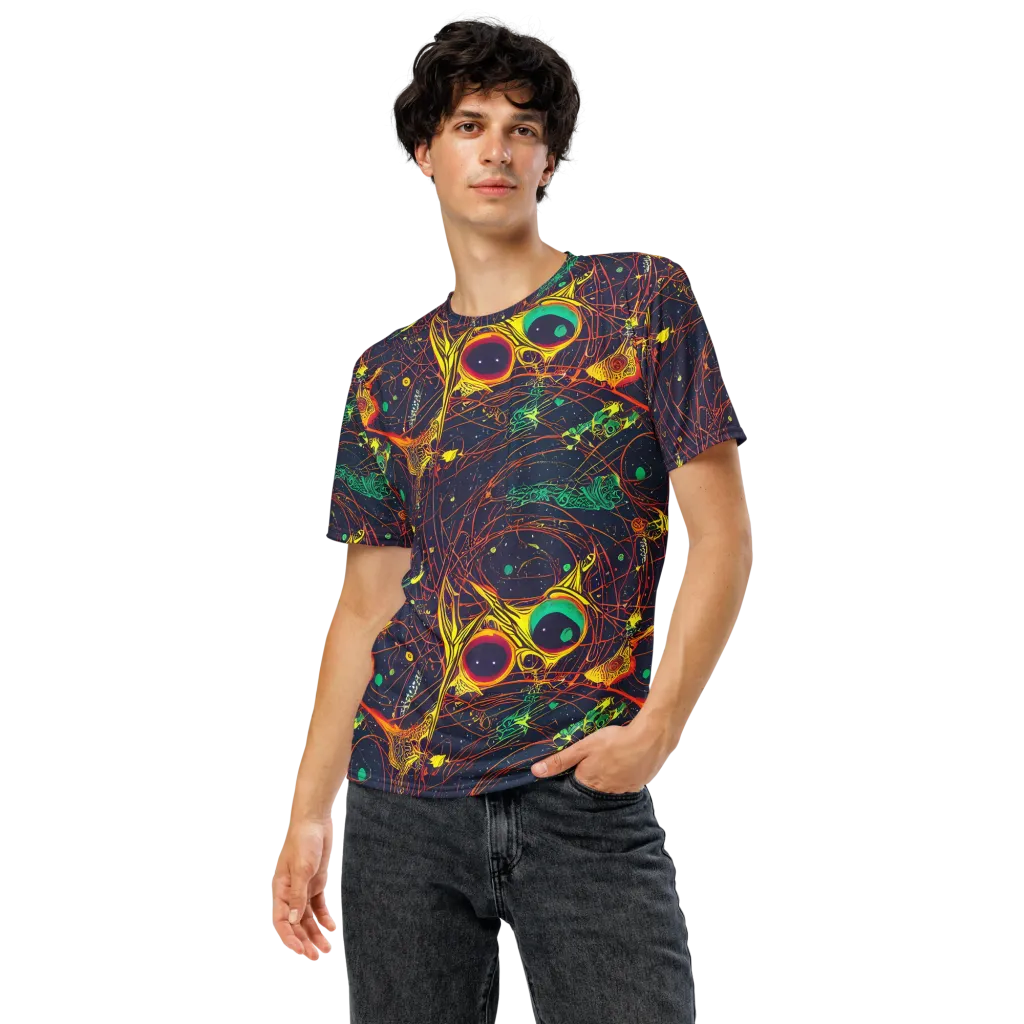 Sonic Universe on Men's Crew Neck T-Shirt — Front