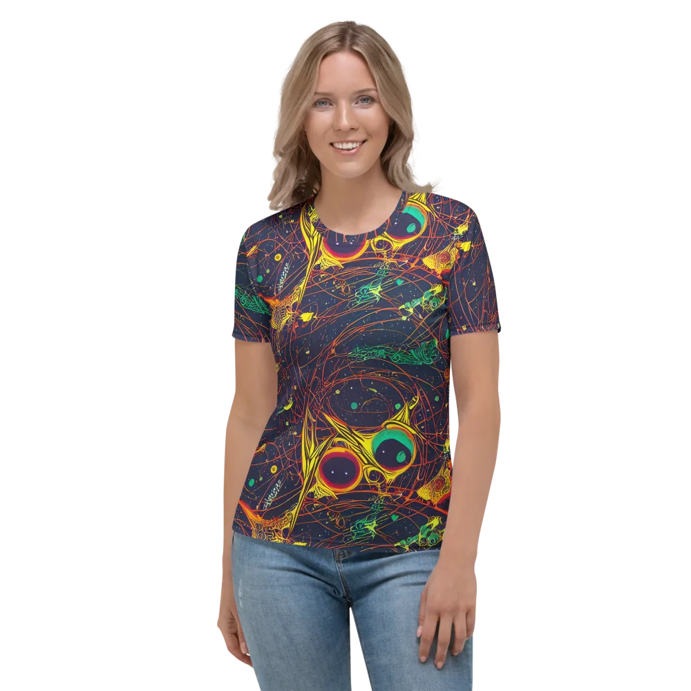 Sonic Universe on Women's Crew Neck T-Shirt — Front