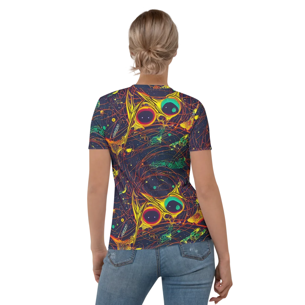 Sonic Universe on Women's Crew Neck T-Shirt — Back