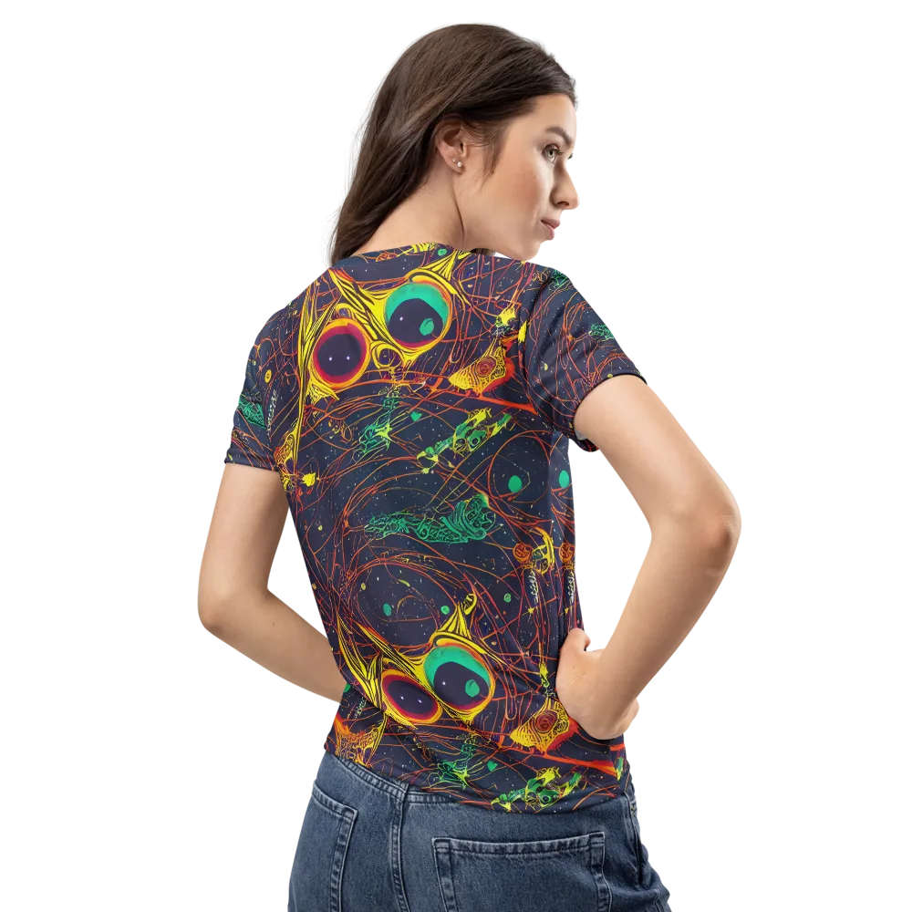Sonic Universe on Women's Crew Neck T-Shirt — Back