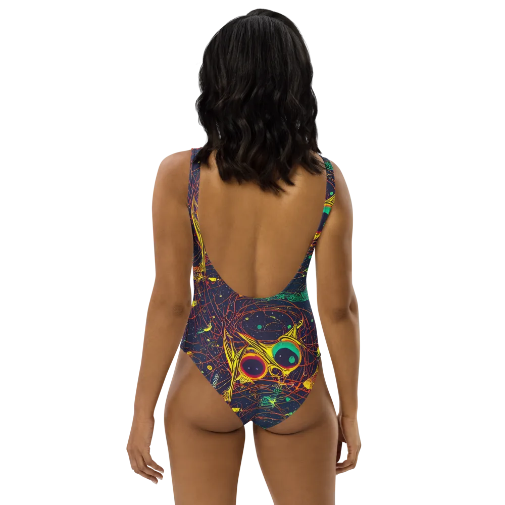 Sonic Universe on One-Piece Swimsuit — Back