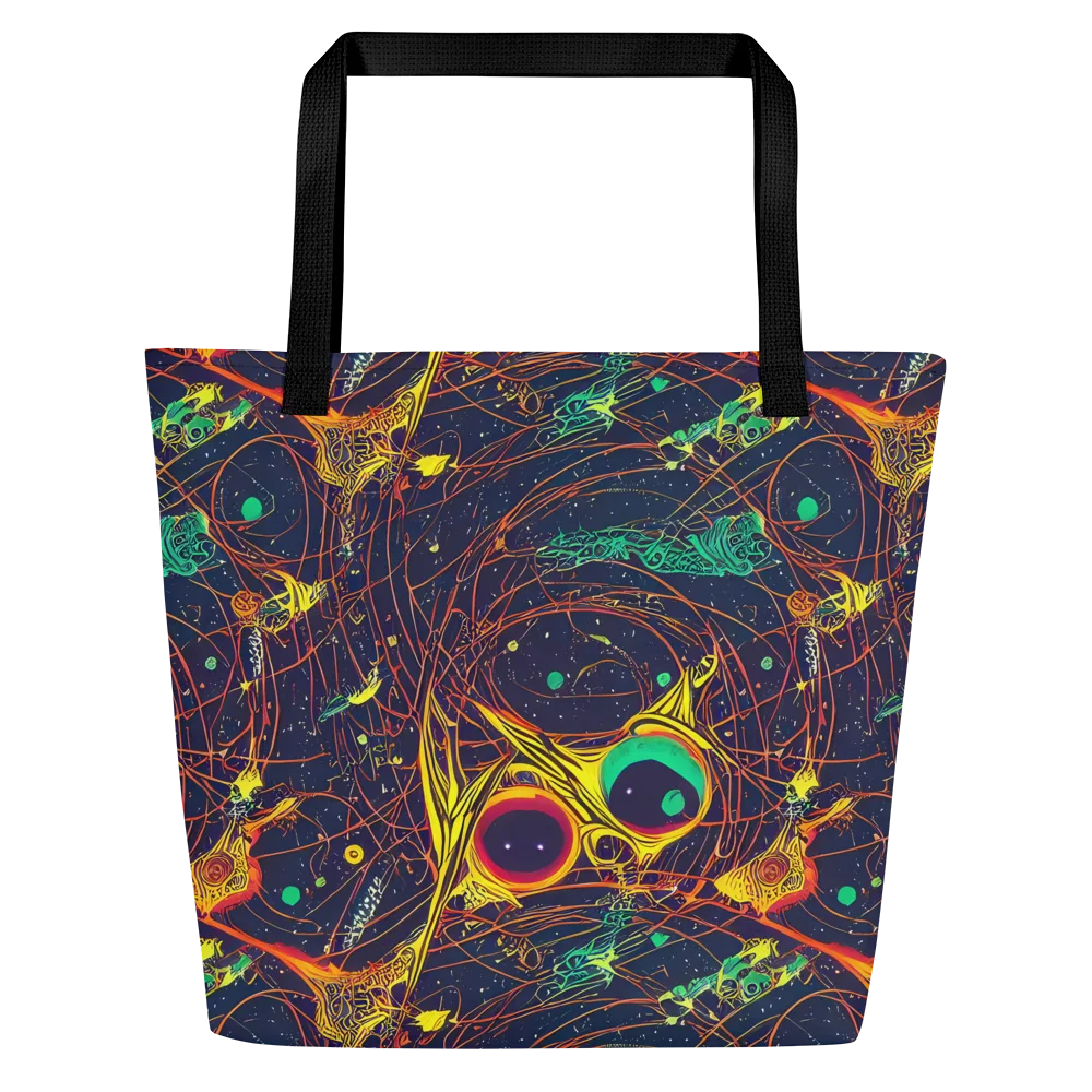 Sonic Universe on Large Tote Bag W/ Pocket — Front