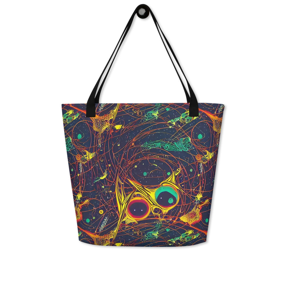 Sonic Universe on Large Tote Bag W/ Pocket — Front