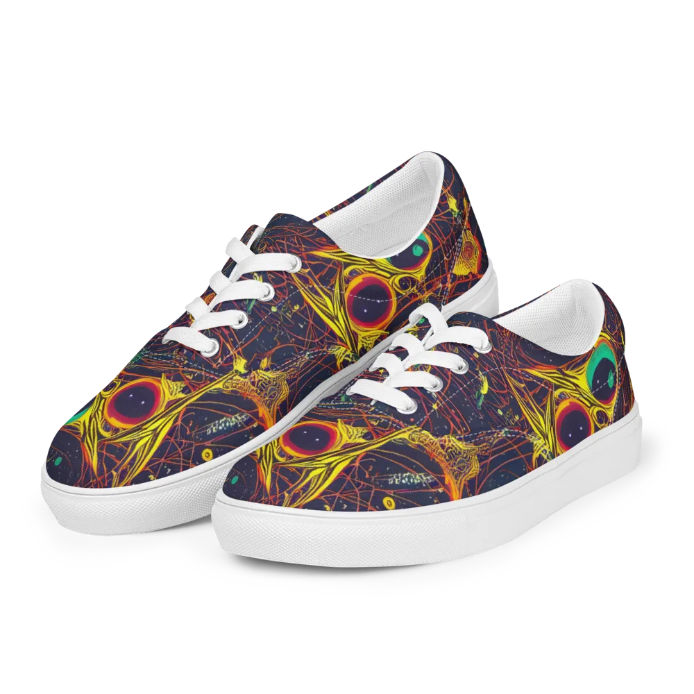 Sonic Universe on Men's Lace-Up Canvas Shoes — Left Front