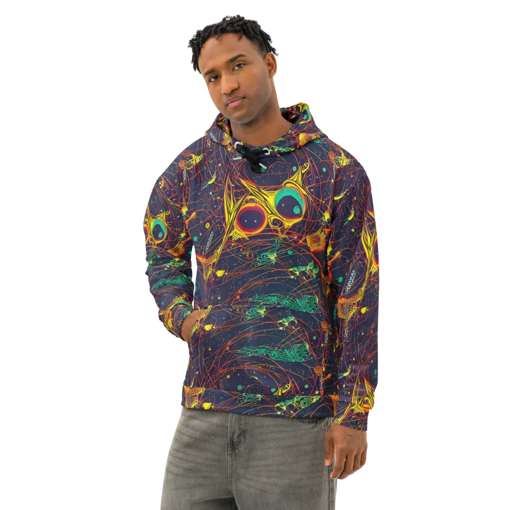 Sonic Universe on Cotton Hoodie — Left Front