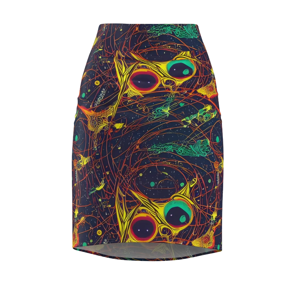 Sonic Universe on Pencil Skirt — Front