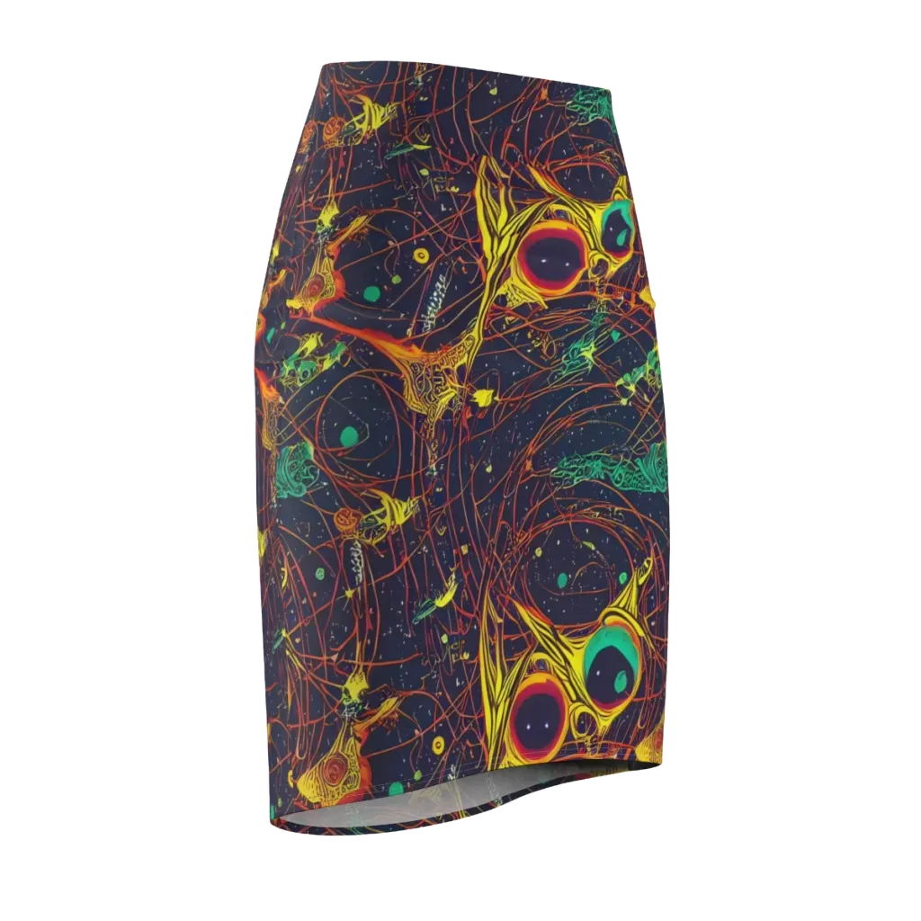 Sonic Universe on Pencil Skirt — Front Side