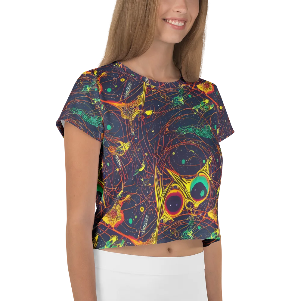 Sonic Universe on Crop Tee — Right