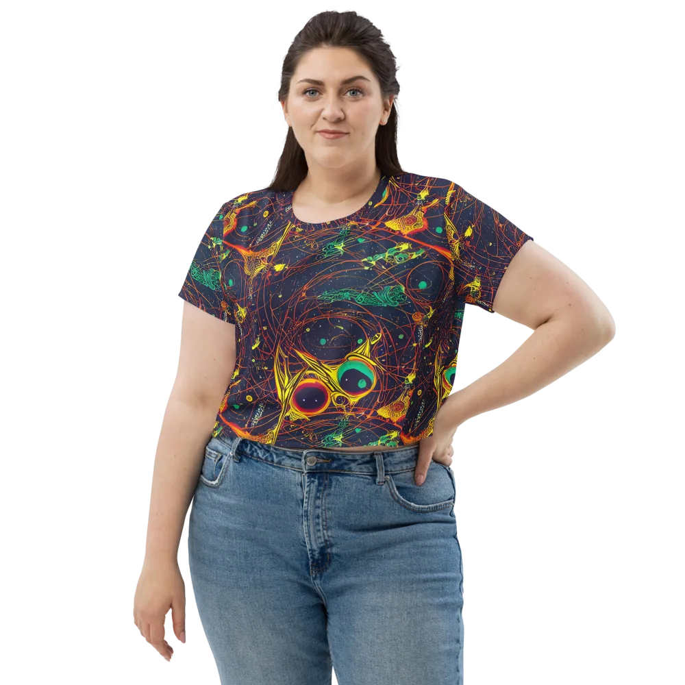 Sonic Universe on Crop Tee — Front