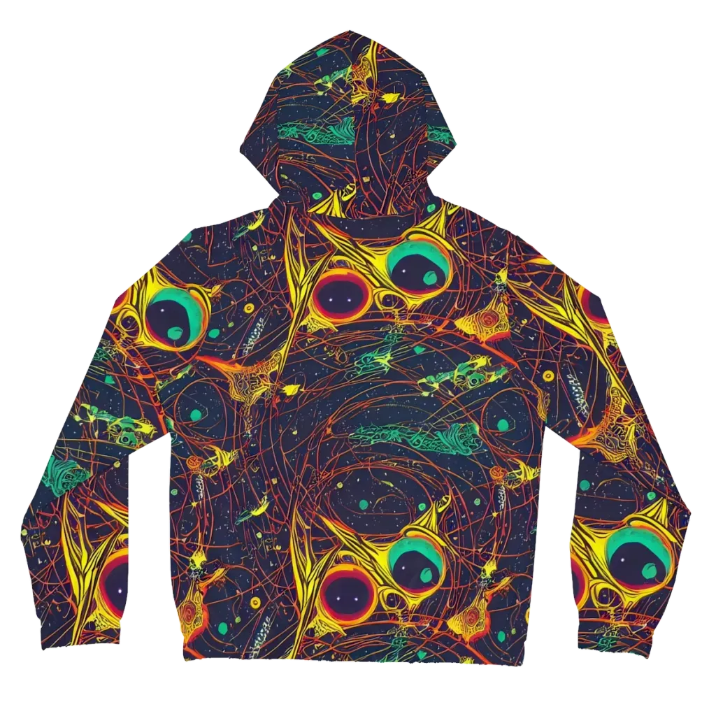 Sonic Universe on Women's Full-Zip Hoodie — Back