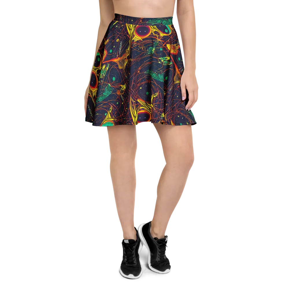 Sonic Universe on Skater Skirt — Front
