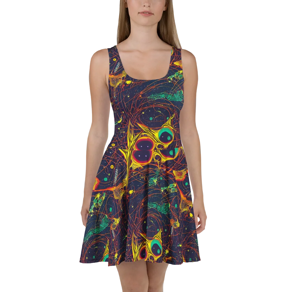 Sonic Universe on Skater Dress — Front