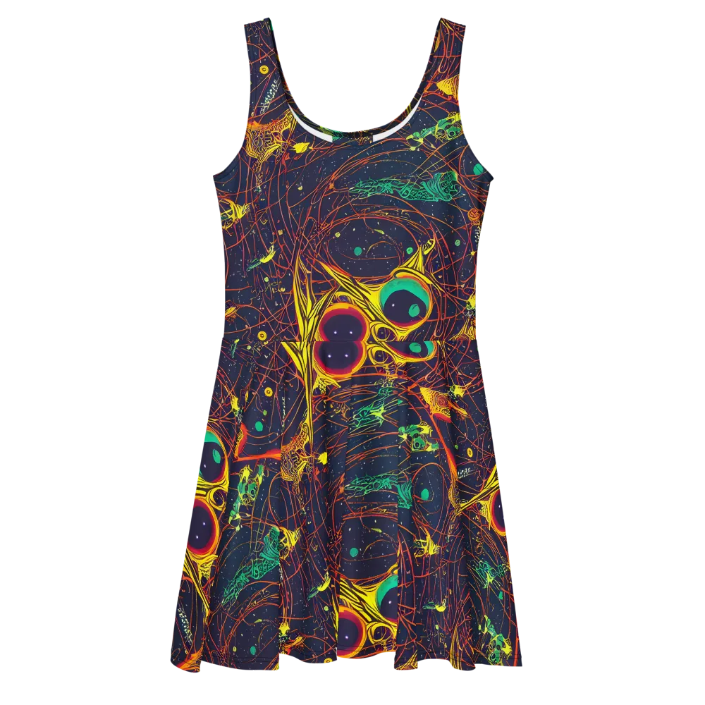 Sonic Universe on Skater Dress — Front