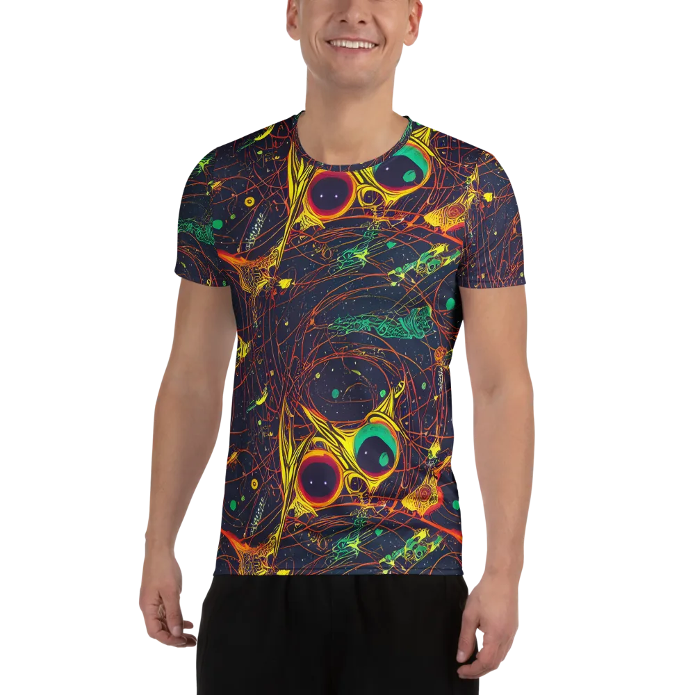 Sonic Universe on Men's Athletic T-Shirt — Front