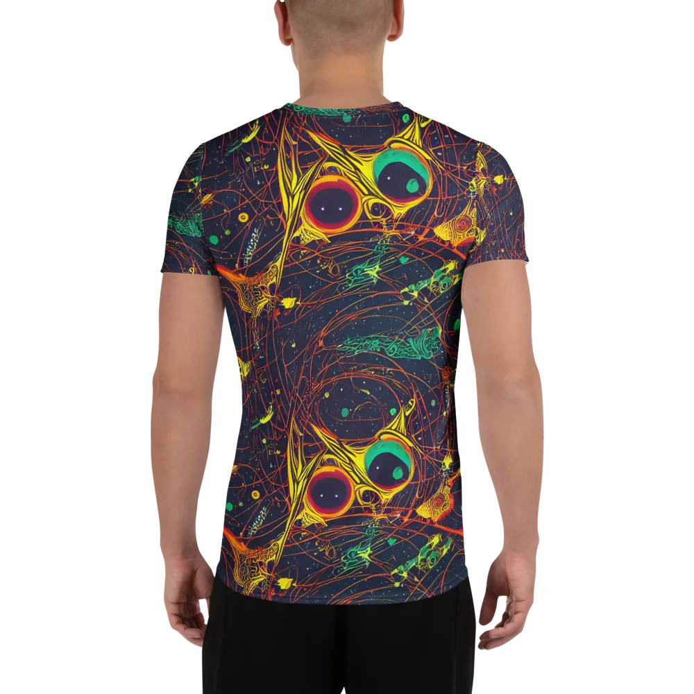 Sonic Universe on Men's Athletic T-Shirt — Back