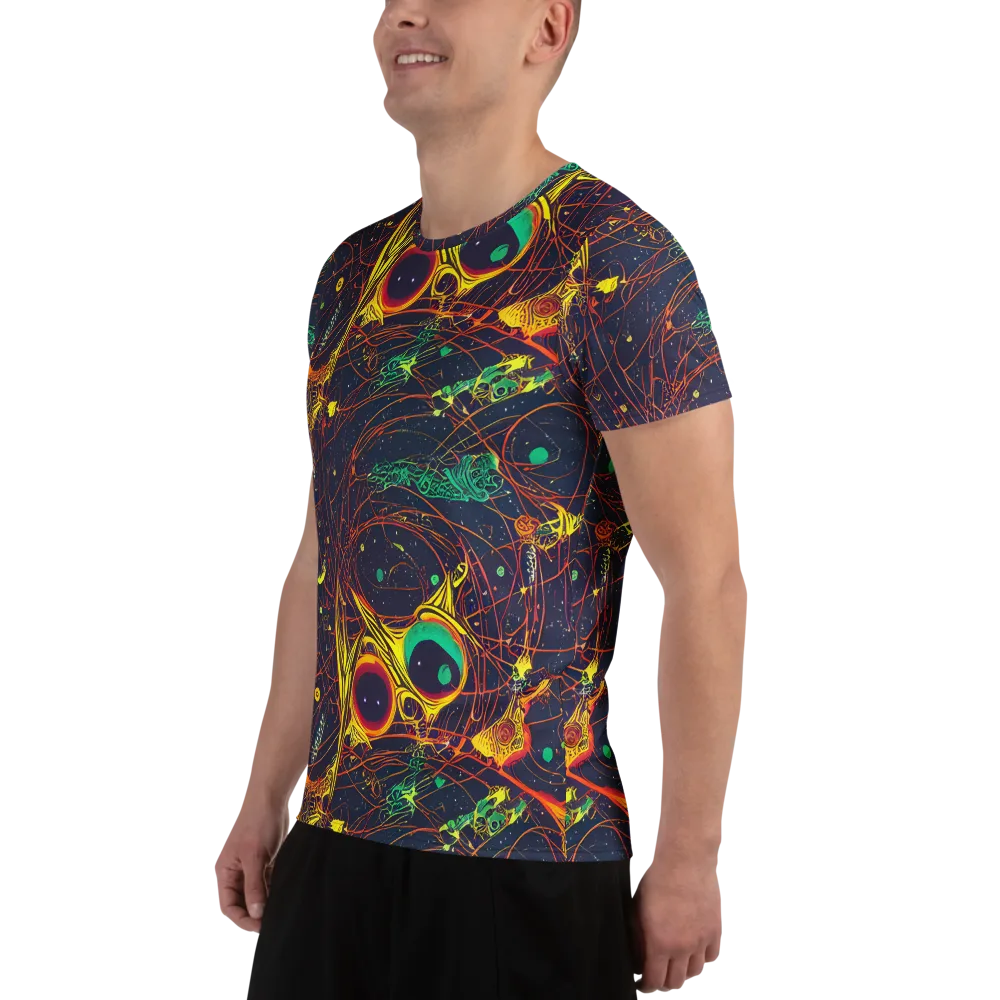 Sonic Universe on Men's Athletic T-Shirt — Left