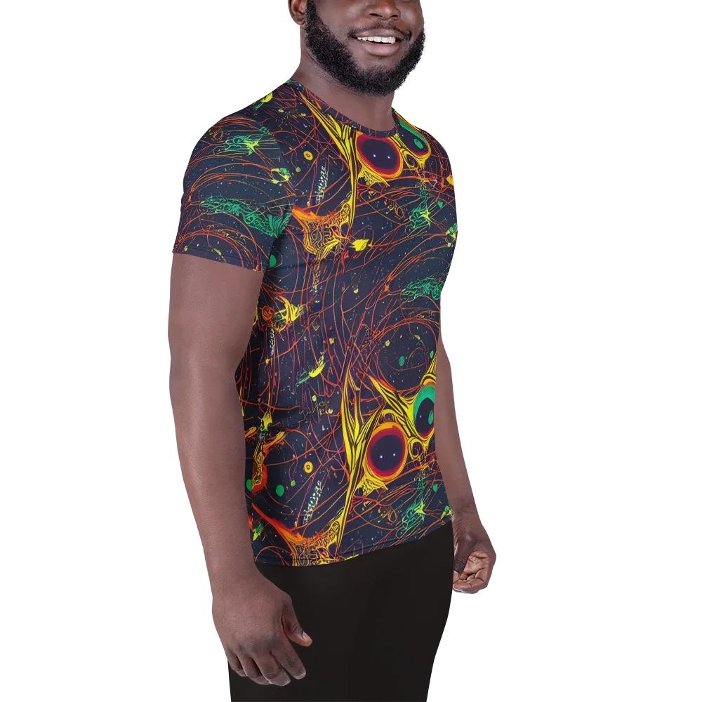 Sonic Universe on Men's Athletic T-Shirt — Right