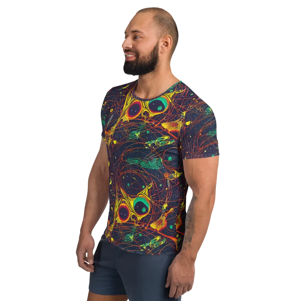 Sonic Universe on Men's Athletic T-Shirt — Left
