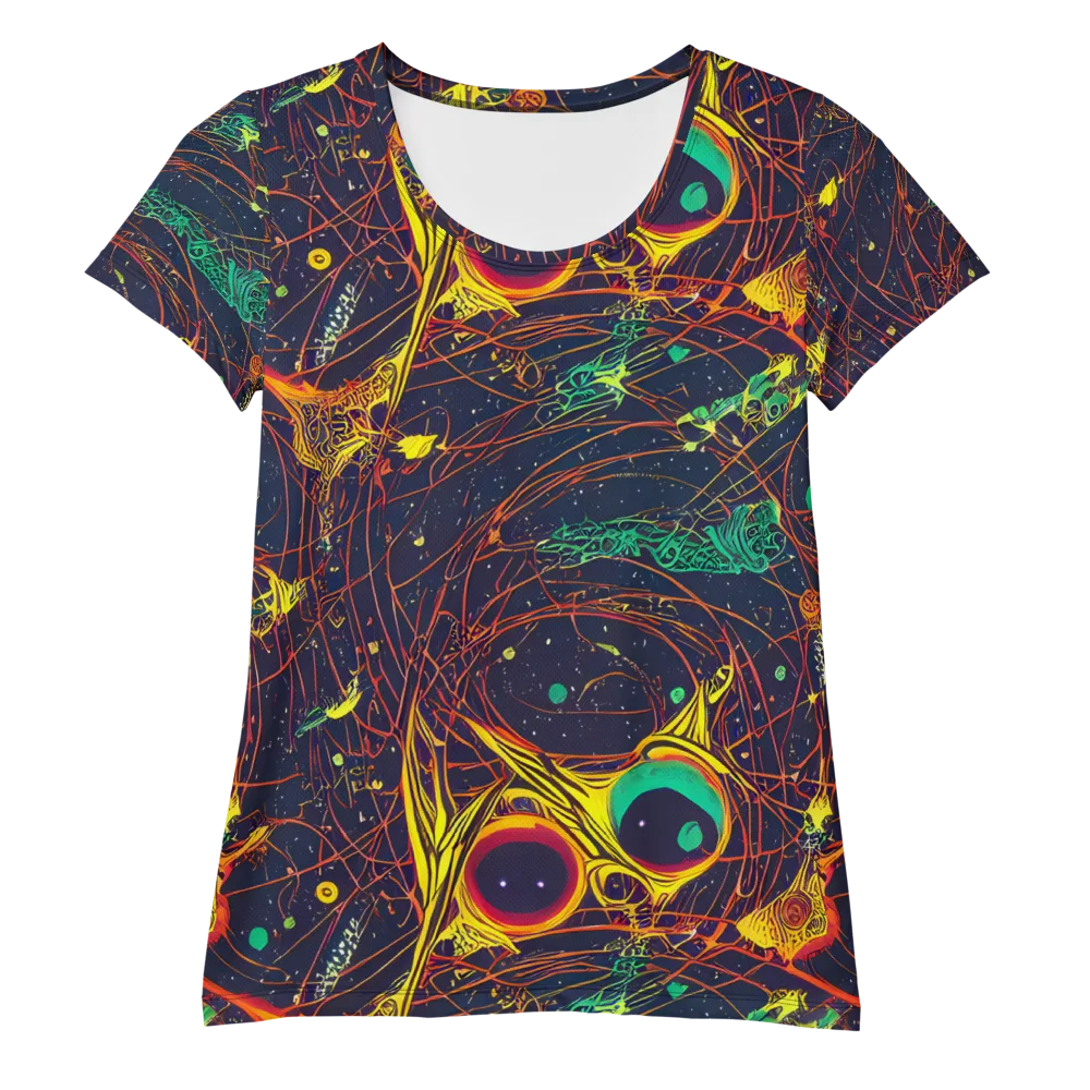 Sonic Universe on Women's Athletic T-Shirt — Front