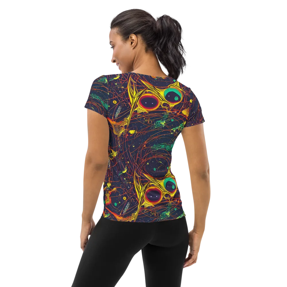 Sonic Universe on Women's Athletic T-Shirt — Back