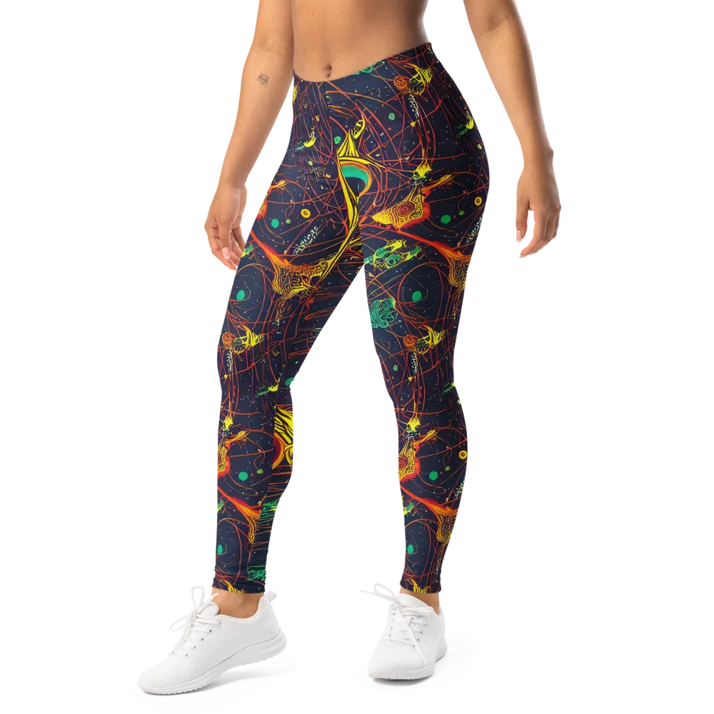 Sonic Universe on Leggings — Left Front