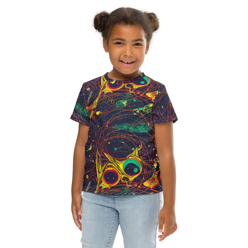 Sonic Universe on Kids Crew Neck T-Shirt — Front