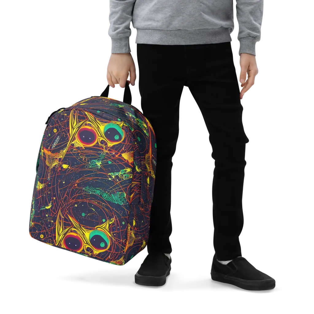 Sonic Universe on Minimalist Backpack — Zoomed-in
