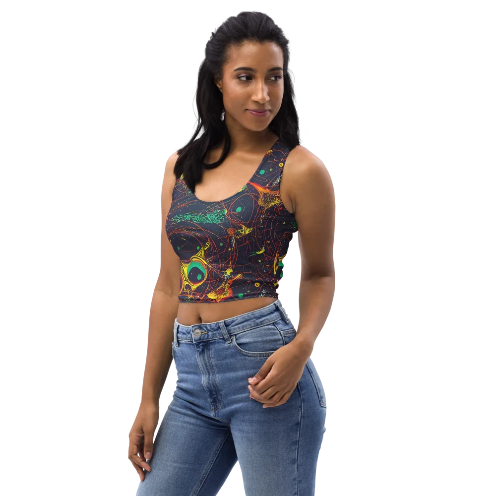 Sonic Universe on Crop Top — Left Front