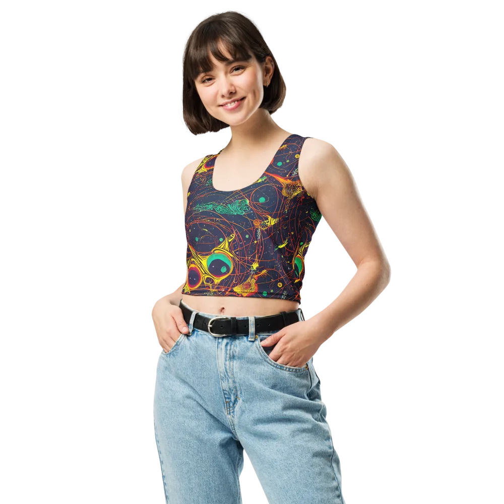 Sonic Universe on Crop Top — Front