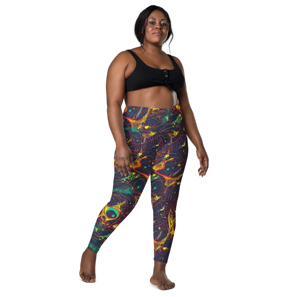 Sonic Universe on Leggings with Pockets — Front