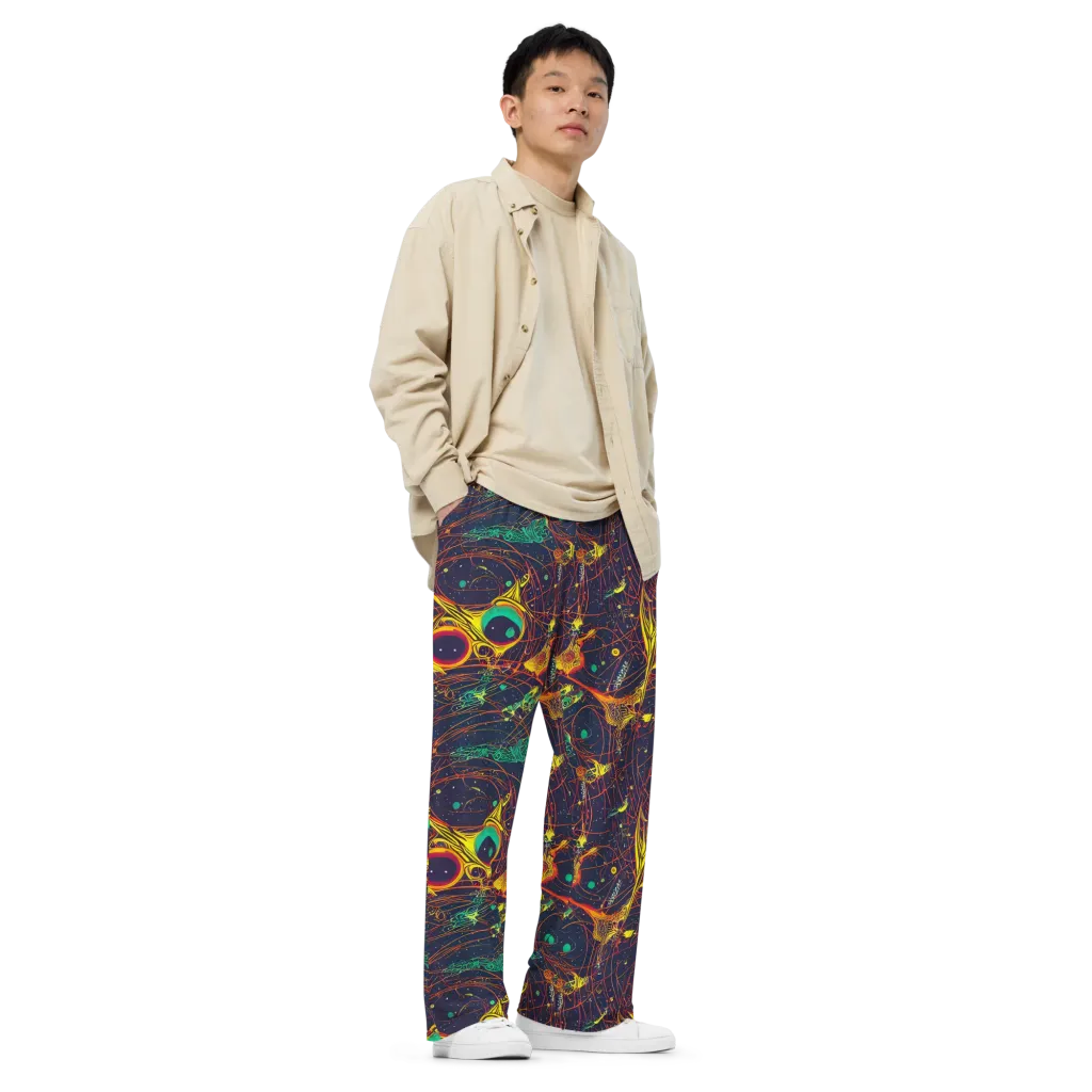 Sonic Universe on Wide-Leg Pants — Right Front