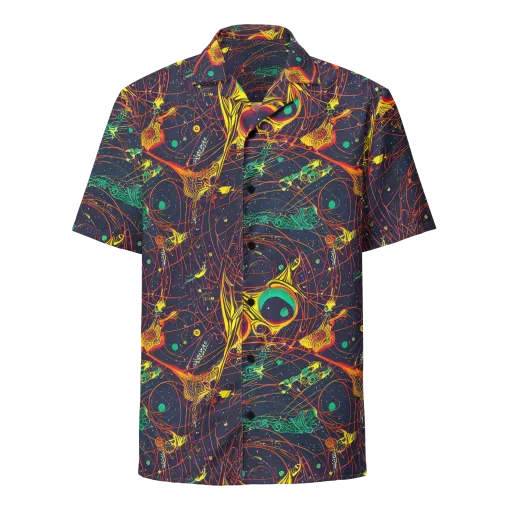 Sonic Universe on a Button Shirt