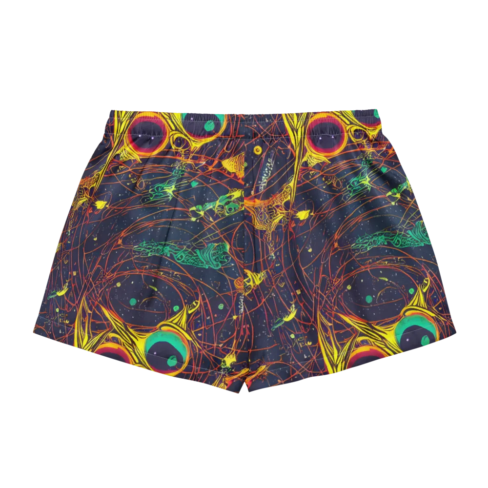 Sonic Universe on Women's Pajama Shorts — Back