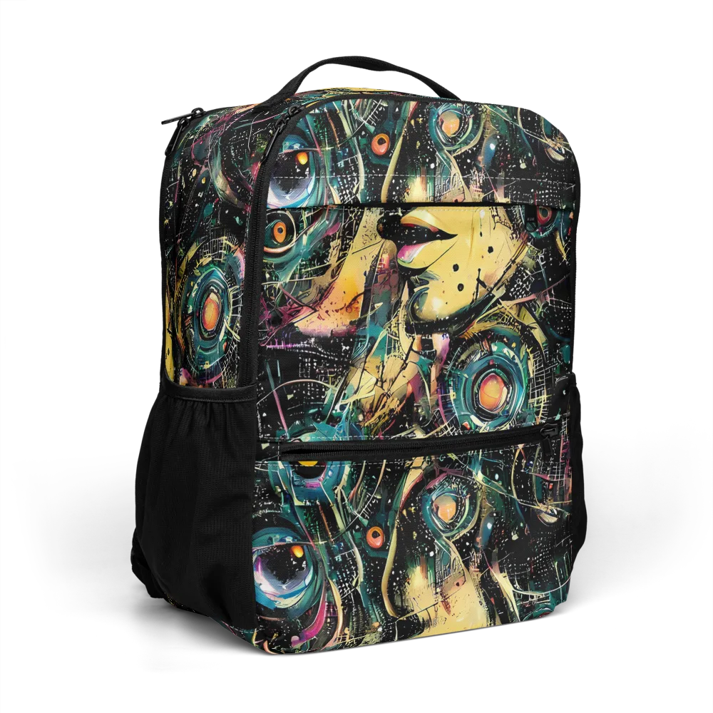 Celestial Echoes on Utility Backpack — Right Front