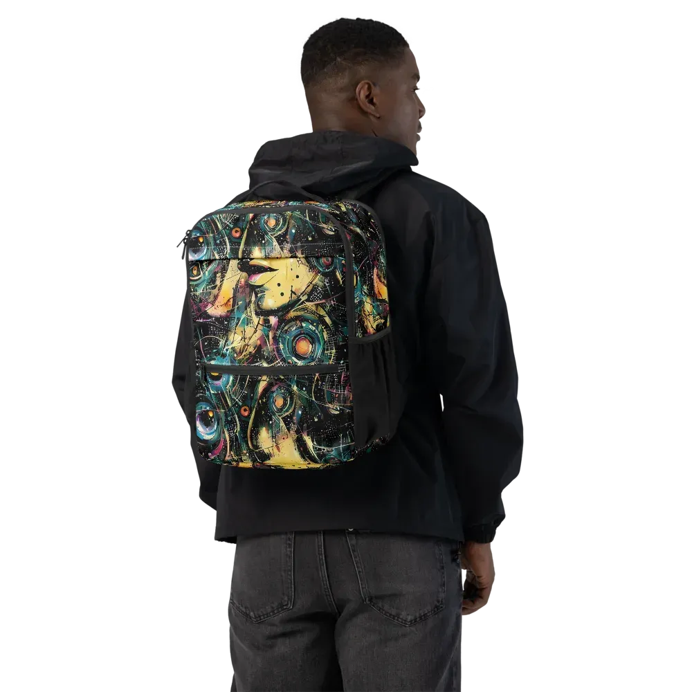 Celestial Echoes on Utility Backpack — Back