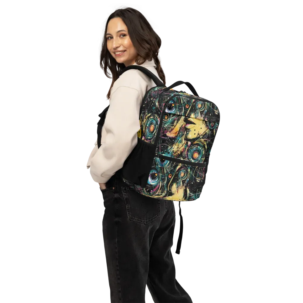 Celestial Echoes on Utility Backpack — Back