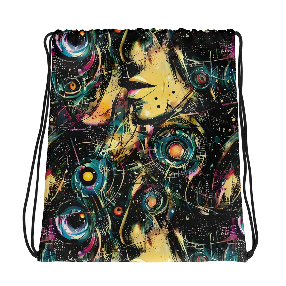 Celestial Echoes on Drawstring Bag — Photo