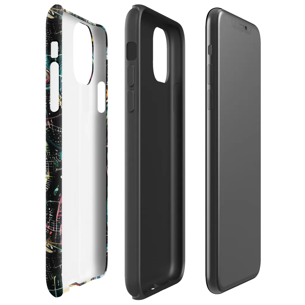 Celestial Echoes on Tough Case for iPhone® — Right
