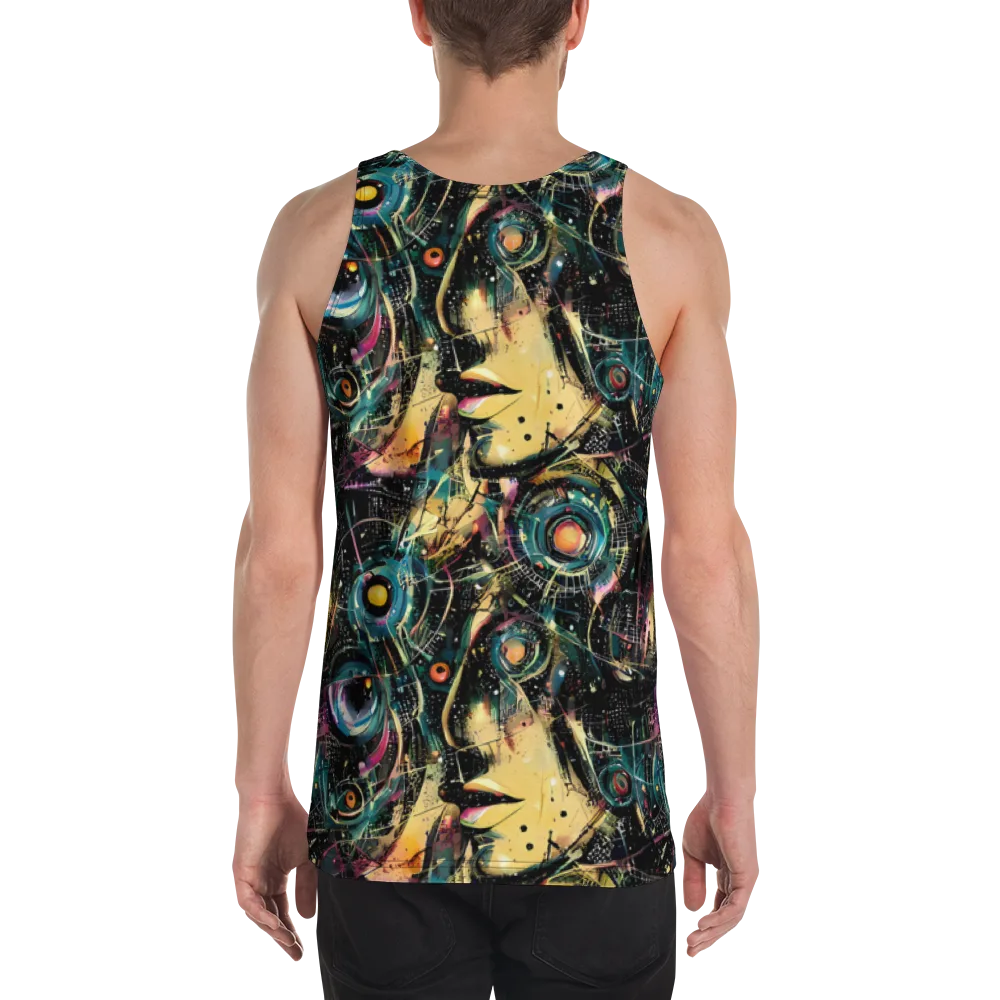 Celestial Echoes on Men's Tank Top — Back