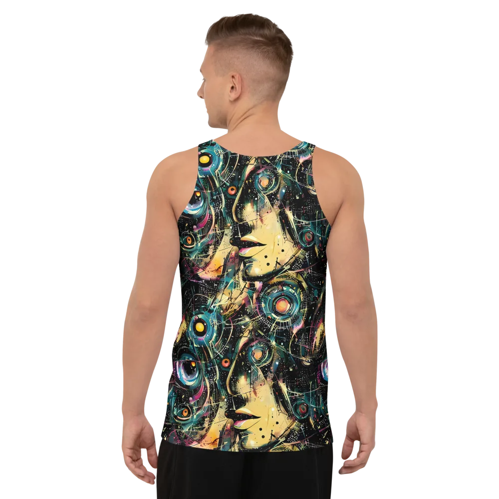Celestial Echoes on Men's Tank Top — Back