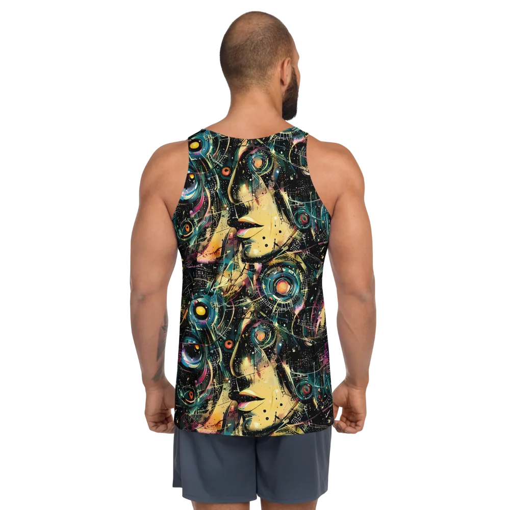 Celestial Echoes on Men's Tank Top — Back