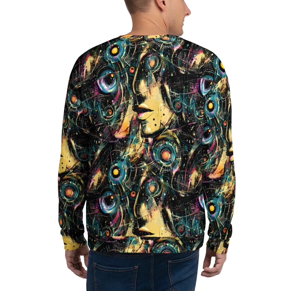 Celestial Echoes on Sweatshirt — Back