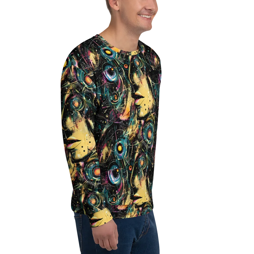 Celestial Echoes on Sweatshirt — Right Front