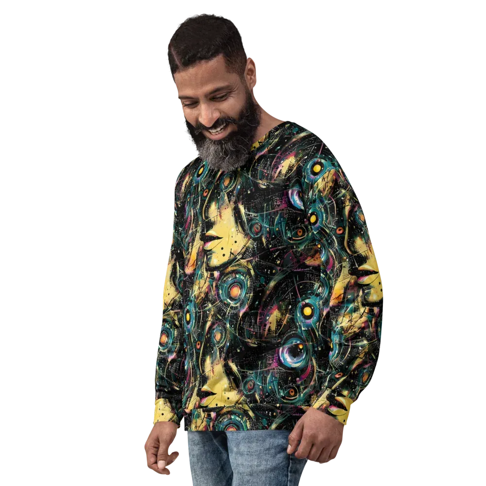 Celestial Echoes on Sweatshirt — Left Front