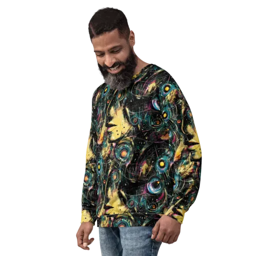 Celestial Echoes on a Sweatshirt
