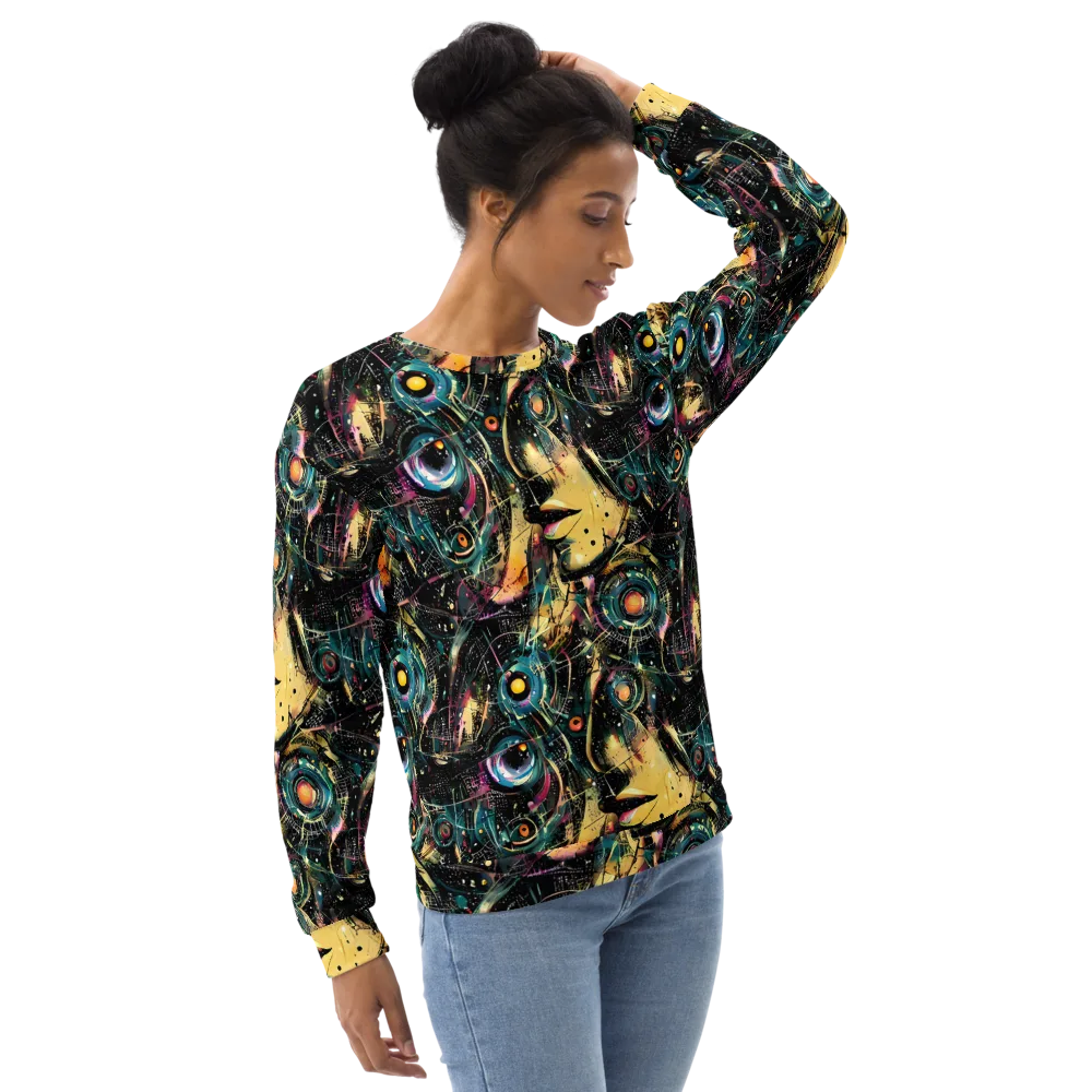 Celestial Echoes on Sweatshirt — Right Front