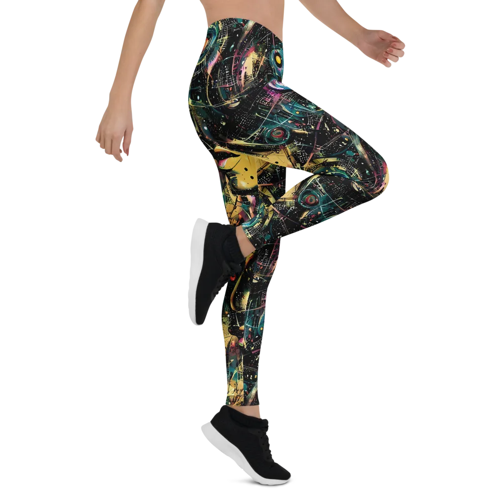 Celestial Echoes on Leggings — Right